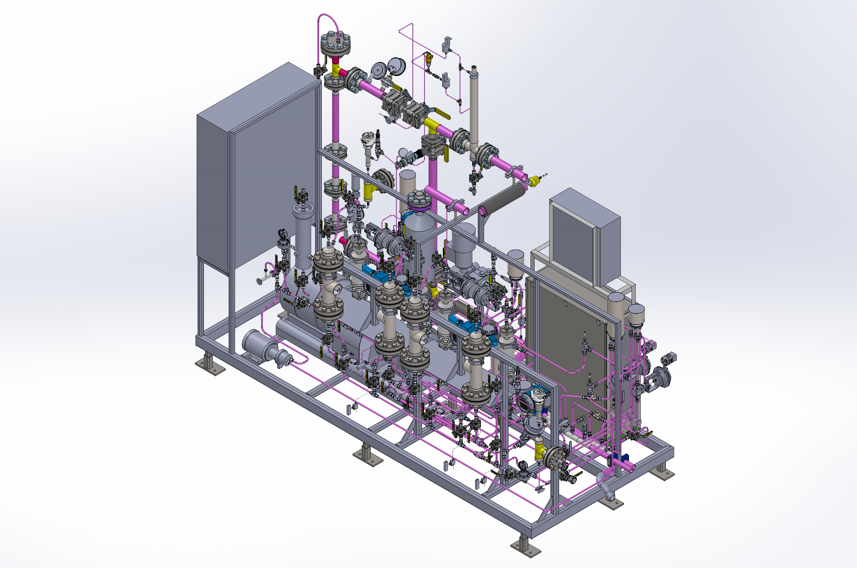3D Model of Modular Process System